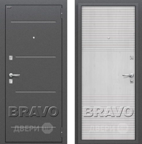 Входная металлическая Дверь Bravo Оптим Фит Pine Feelwood в Клине
