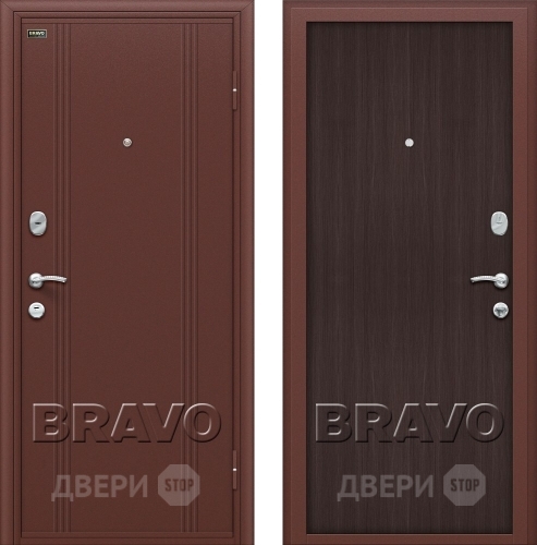 Входная металлическая Дверь Bravo Оптим Door Out 201 Венге в Клине