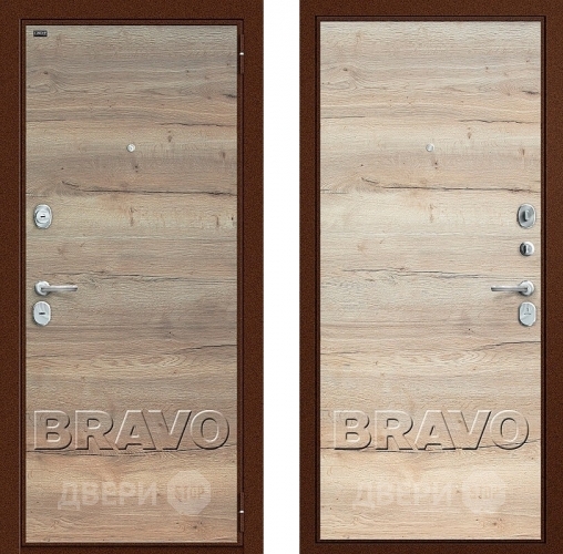Дверь Groff Т3-300 Tobacco Oak/Natural Oak в Клине