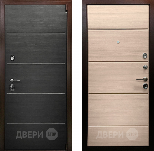 Входная металлическая Дверь Ратибор Спектр 3К Акация поперечная в Клине