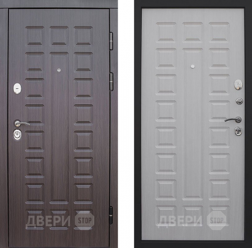 Входная металлическая Дверь Снедо S01 2К Белая Лиственница  в Клине