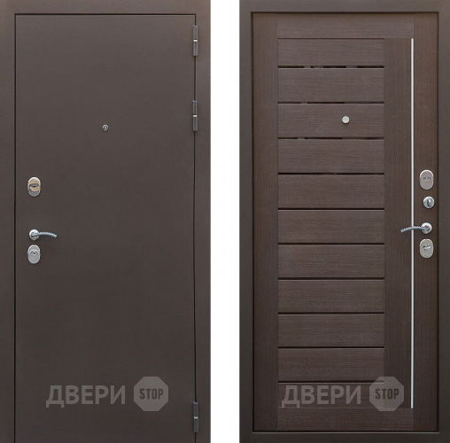 Входная металлическая Дверь Снедо Бордо 3К Темный орех  в Клине