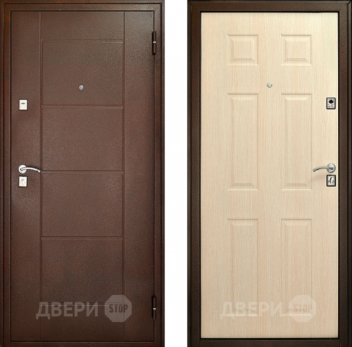 Входная металлическая Дверь Форпост Модель 73 Беленый дуб в Клине
