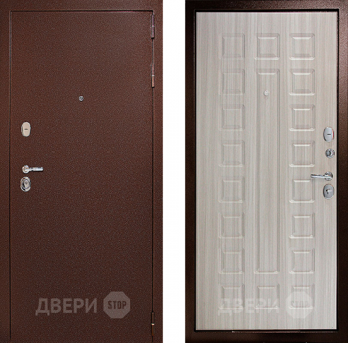 Входная металлическая Дверь Дверной Континент Рубикон - 1 Сандал Белый в Клине