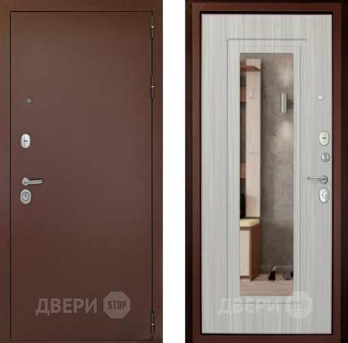 Дверь (Дверной Континент) Гарант - 1 Зеркало Сандал белый в Клине