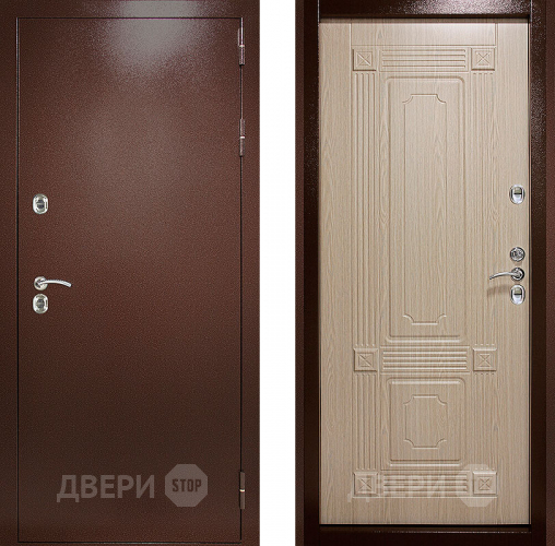 Входная металлическая Дверь (Дверной Континент) Термаль Ультра Беленый дуб в Клине