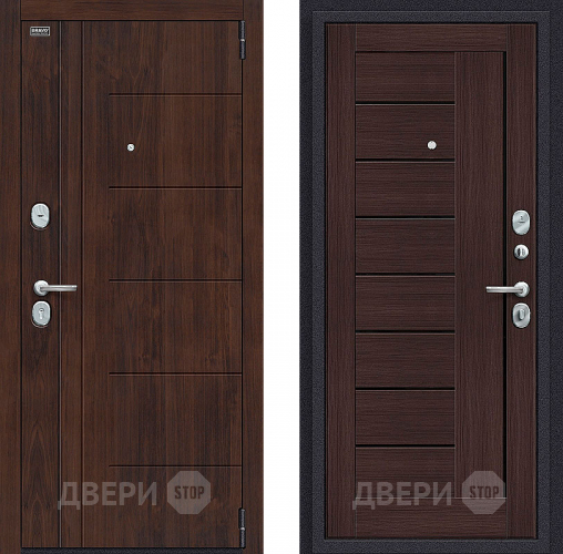 Входная металлическая Дверь Bravo Оптим Модерн Wenge Veralinga в Клине