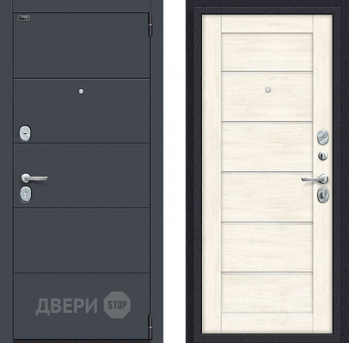 Входная металлическая Дверь Bravo Порта S-3 4/Л22 Nordic Oak в Клине