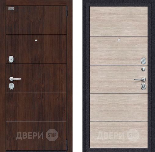 Входная металлическая Дверь Bravo Porta S-3 4/П50 (AB-6) Cappuccino Veralinga в Клине