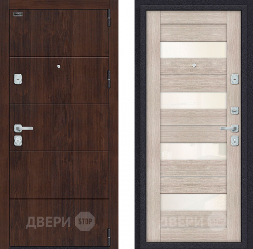 Входная металлическая Дверь Bravo Porta M-3 4/П23 Cappuccino Veralinga в Клине