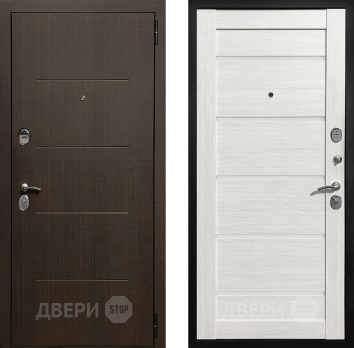 Входная металлическая Дверь Престиж Люкс Арабика/Беленый дуб в Клине