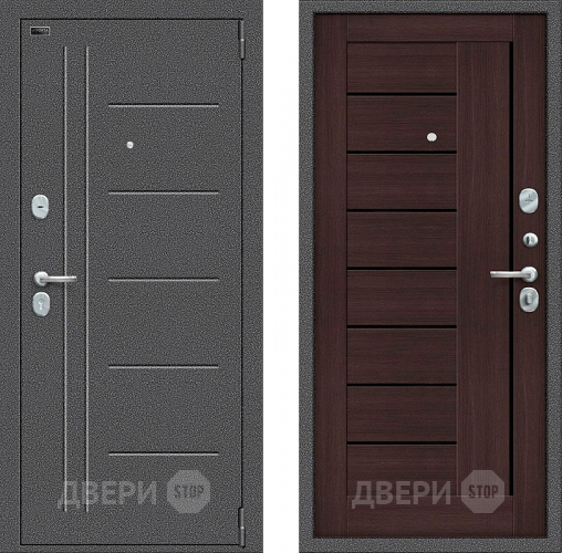 Входная металлическая Дверь Bravo Porta S-2 109/П29 Венге в Клине