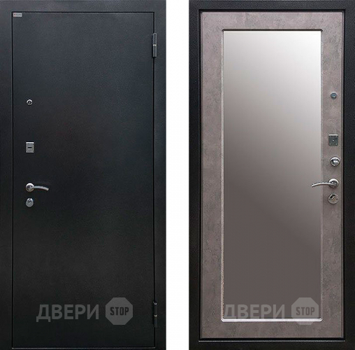 Дверь Ратибор Классик 3К с зеркалом Бетон светлый в Клине
