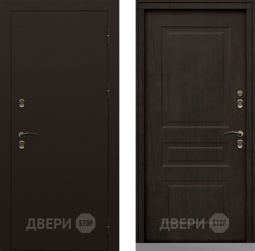 Дверь Сибирь Термо-Стандарт тиковое дерево в Клине