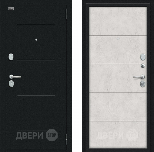 Входная металлическая Дверь Bravo Граффити-1 Букле черное/Look Art в Клине