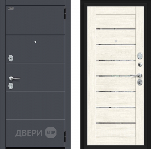 Дверь Bravo Прайд Kale Graphite Pro/Nordic Oak в Клине