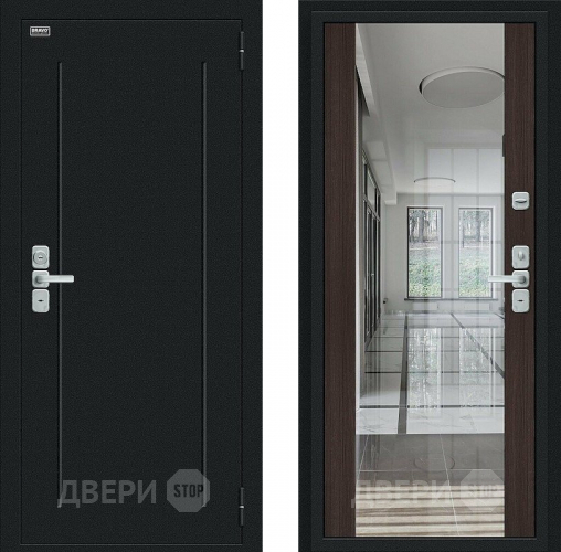 Дверь Bravo Глори Букле черное/Wenge Veralinga в Клине