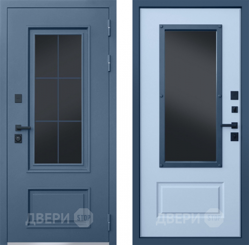 Дверь АСД Терморазрыв Эльбрус с окном и английской решеткой в Клине