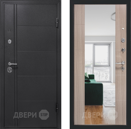 Входная металлическая Дверь Форпост Эверест Зеркало Сандал в Клине