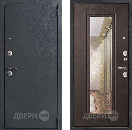 Дверь Дверной Континент ДК-70 Зеркало Эко Венге в Клине