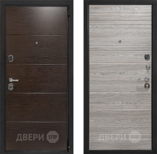 Входная металлическая Дверь Дверной Континент Белград Вяз Каньон Какао в Клине