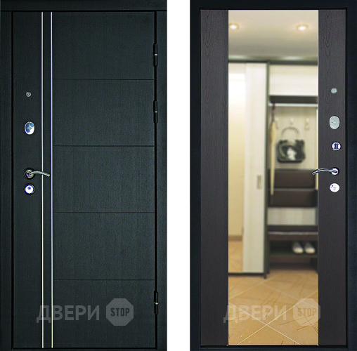 Дверь Дверной Континент Тепло - Люкс Зеркало Венге в Клине