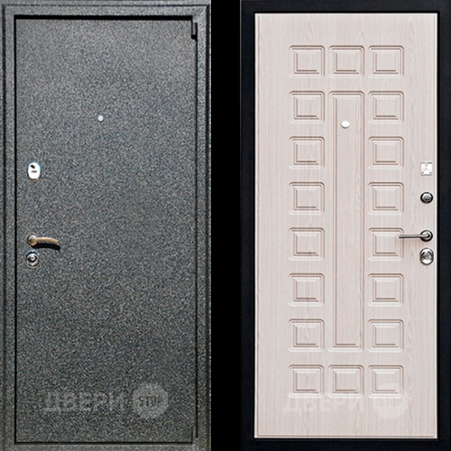 Входная металлическая Дверь Ратибор Зодиак Беленый Дуб в Клине