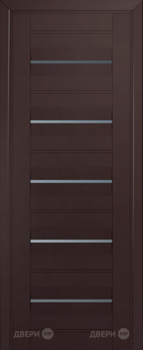 Межкомнатная дверь ProfilDoors 48U темно-коричневый (графит) в Клине