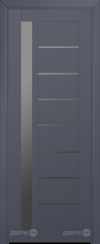 Межкомнатная дверь ProfilDoors 37U антрацит (графит) в Клине