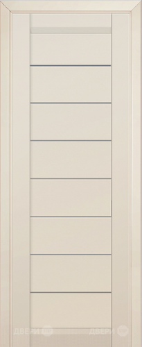 Межкомнатная дверь ProfilDoors 71U магнолия сатинат (графит) в Клине