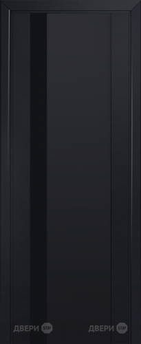 Межкомнатная дверь ProfilDoors 62U черный (черный лак) в Клине