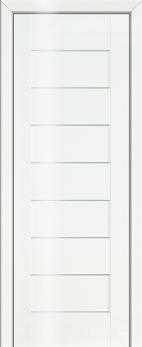 Межкомнатная дверь ProfilDoors 45L белый люкс (графит) в Клине