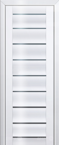 Межкомнатная дверь ProfilDoors 76L белый люкс (графит) в Клине