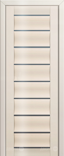 Межкомнатная дверь ProfilDoors 76L магнолия люкс (графит) в Клине