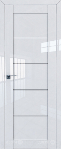 Межкомнатная дверь ProfilDoors 2-11L белый люкс (графит) в Клине