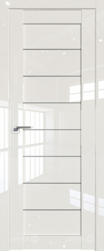 Межкомнатная дверь ProfilDoors 71L Магнолия люкс (графит) в Клине