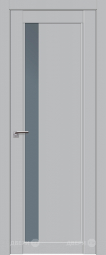 Межкомнатная дверь ProfilDoors 2-71U Манхэттен (графит) в Клине