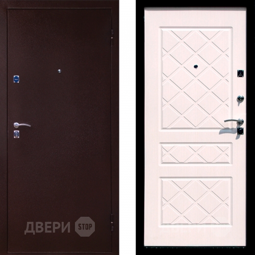 Входная металлическая Дверь СТОП ЭКО Беленый дуб в Клине