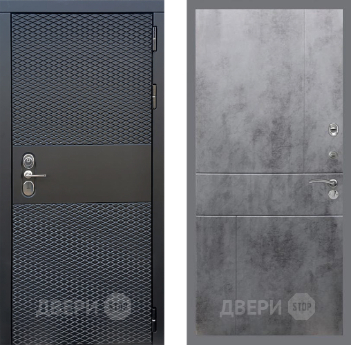 Дверь Стоп БЛЭК CISA ФЛ-290 Бетон темный в Клине