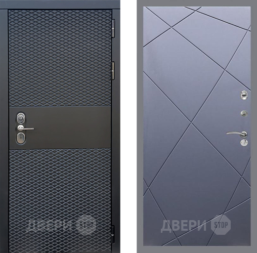 Входная металлическая Дверь Стоп БЛЭК CISA ФЛ-291 Силк титан в Клине