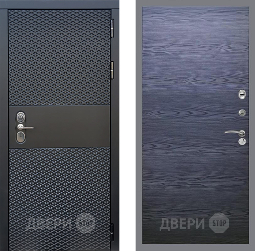 Дверь Стоп БЛЭК CISA Гладкая Дуб тангенальный черный в Клине
