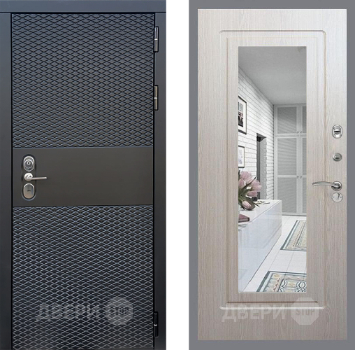 Дверь Стоп БЛЭК CISA Зеркало ФЛ-120 Беленый дуб в Клине