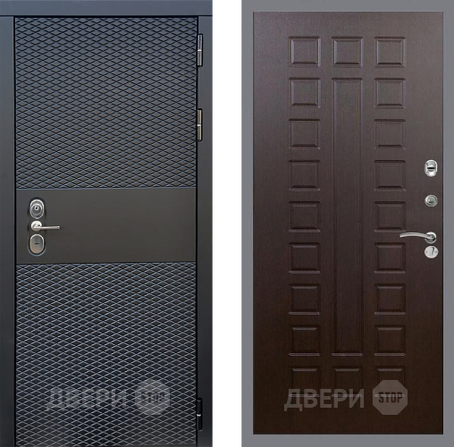 Входная металлическая Дверь Стоп БЛЭК CISA ФЛ-183 Венге в Клине