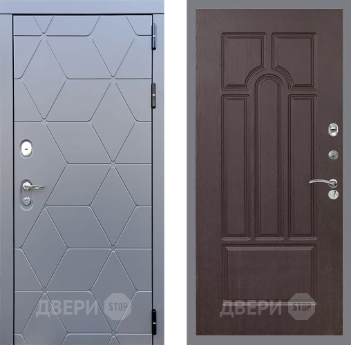 Входная металлическая Дверь Стоп КОСМО ФЛ-58 Венге в Клине