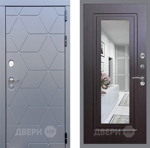 Дверь Стоп КОСМО Зеркало ФЛ-120 Венге в Клине