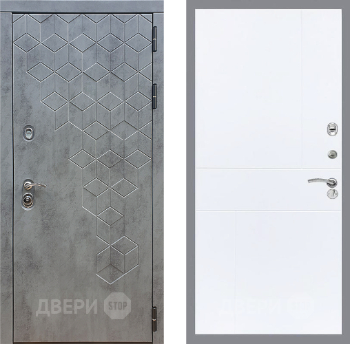 Дверь Стоп БЕТОН ФЛ-290 Силк Сноу в Клине