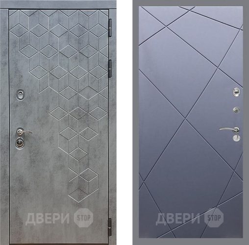 Дверь Стоп БЕТОН ФЛ-291 Силк титан в Клине