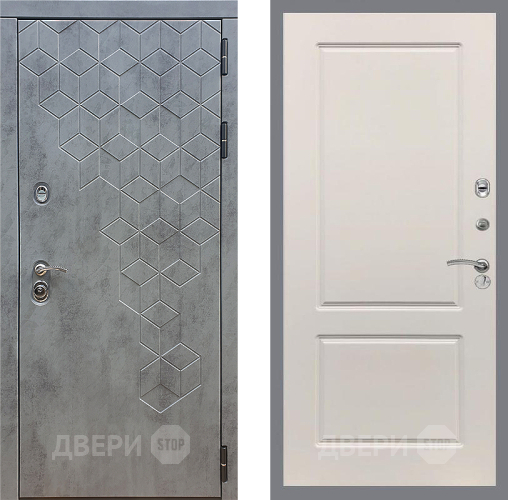 Дверь Стоп БЕТОН ФЛ-117 Шампань в Клине