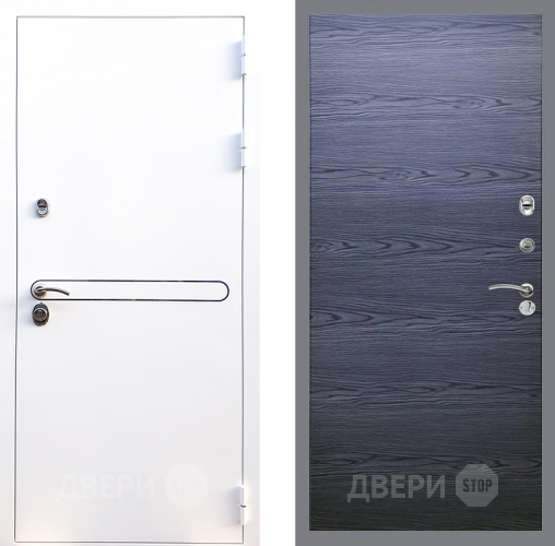 Дверь Стоп Лайн Вайт Гладкая Дуб тангенальный черный в Клине