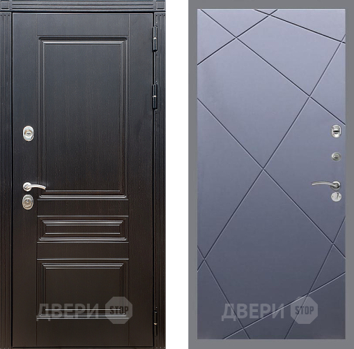 Дверь Стоп МЕГАПОЛИС ФЛ-291 Силк титан в Клине